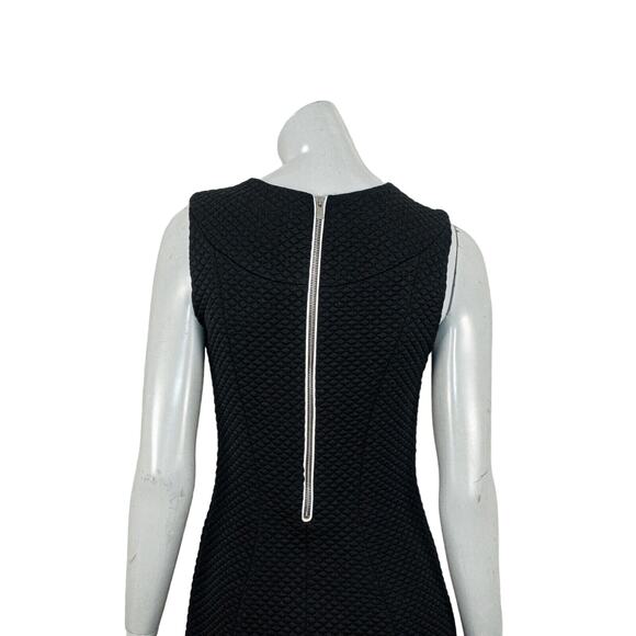 CLAUDIE PIERLOT textured sleeveless FAFFINEE Dress in Black Women's size 38 - Picture 9 of 10